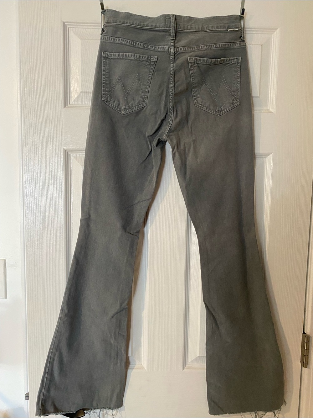 MOTHER Gray Flare Jeans - Vintage Wash